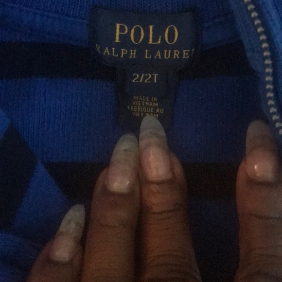 Polo Ralph Lauren half zip pull over - Picture 3 of 3